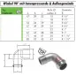 Preview: Winkel 90° mit Innenpressende & Außengewinde Edelstahl, Pressfittings, Verbinder Preview: Winkel 90° mit Innenpressende & Außengewinde Edelstahl, Pressfittings, Verbinder